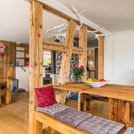 Apartment Grosses Mit Sauna, Grill, Garten, Kaminofen