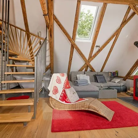 Apartment Grosses Mit Sauna, Grill, Garten, Kaminofen