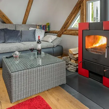 Grosses Mit Sauna, Grill, Garten, Kaminofen - Zum Kuckuck Apartmán Schonach im Schwarzwald