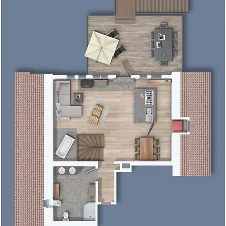 Grosses Mit Sauna, Grill, Garten, Kaminofen Apartment